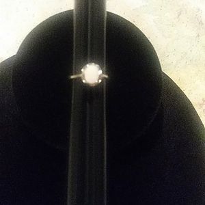 Vintage925 sterling silver opal ring